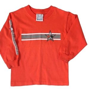 Boys Orange Sports Balls T-Shirt Mis Tee V-Us 4T